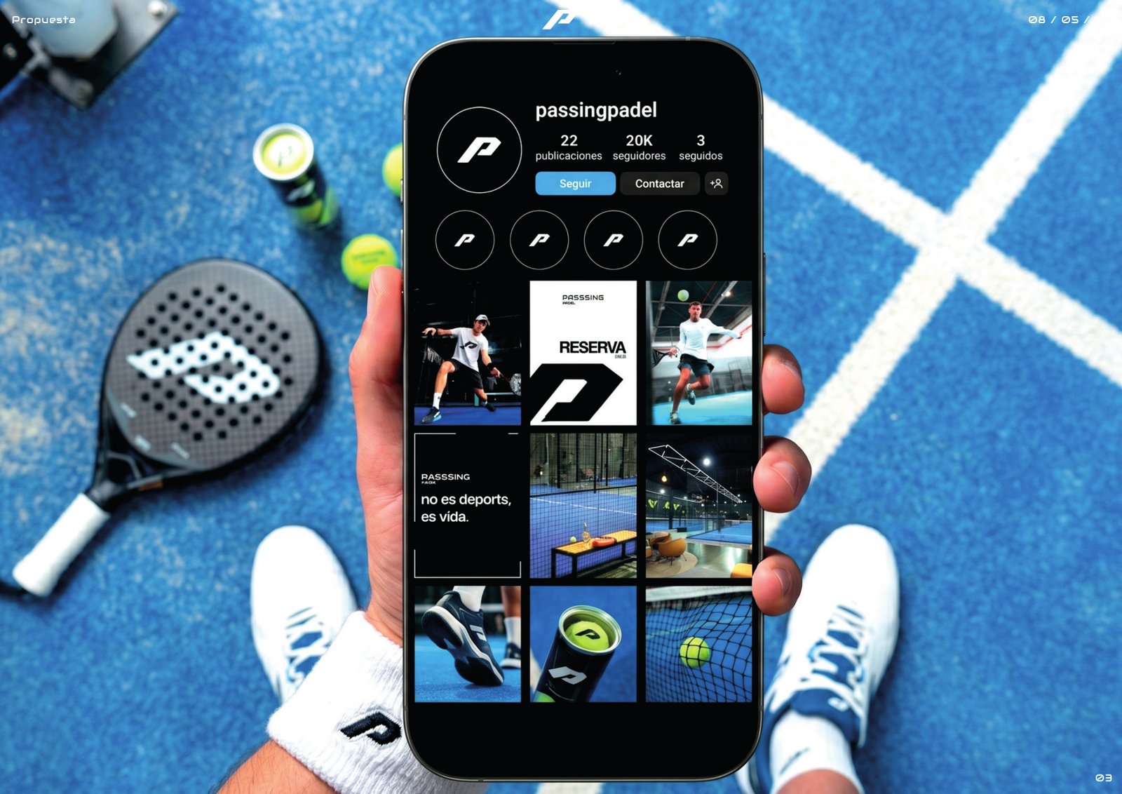 Logotipo Passing Padel